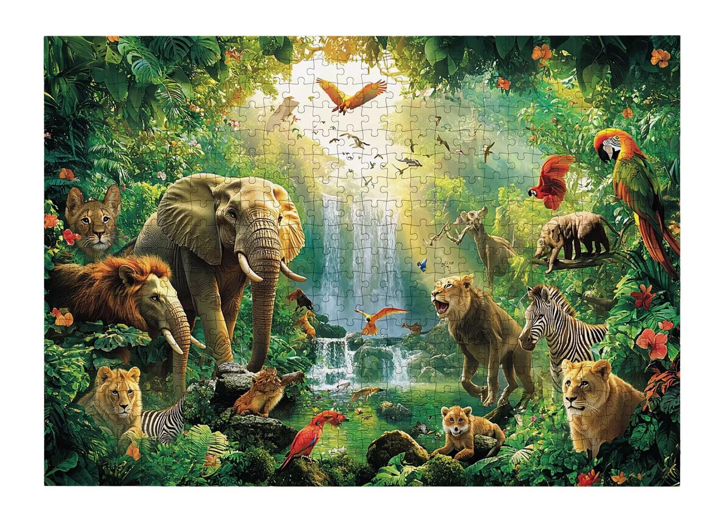 Puzzle 1500 Pezzi, Puzzle Animale per Adulti, 87x57cm, Compact Box -4496
