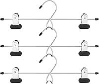 Vista 1 de Whitmor Añadir falda cromada/negra y perchas Slack