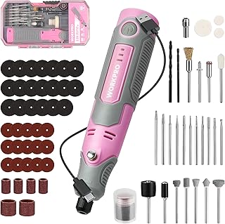 WORKPRO Cordless Rotary Tool Kit with 71pcs Accessories, 3 Variable Spee...