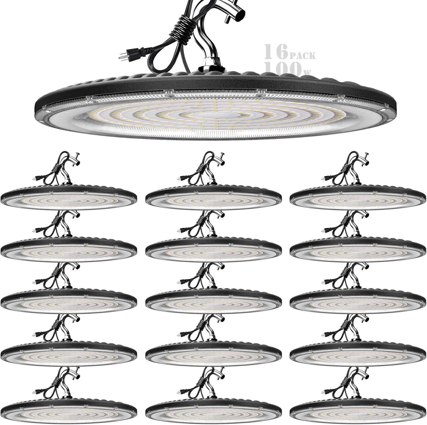 Upgrade 100W LED High Bay Light, ETL Listed High Bay LED Light,14000lm