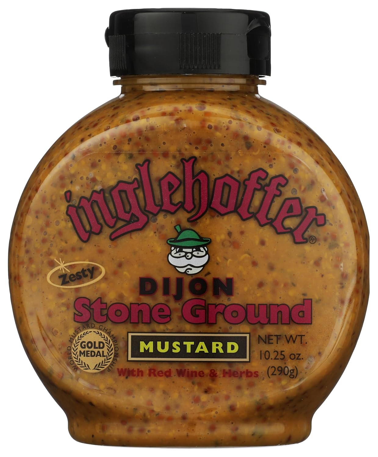 Inglehoffer Dijon Stone Ground Mustard - Case of 6 - 10.25 FZ