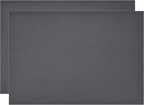 Miniatura 4 de uxcell Hojas de lijado de 400 granos de 9 x 11 pulgadas, papel de lija de carburo de silicio seco húmedo para muebles de madera, pulido de metal, 10
