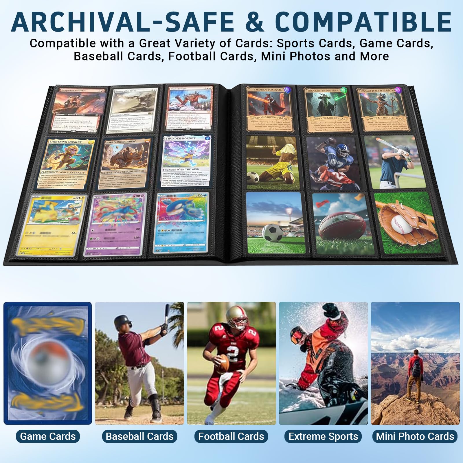 VIRAHYEM 9 Pocket Trading Card Album - Image 4