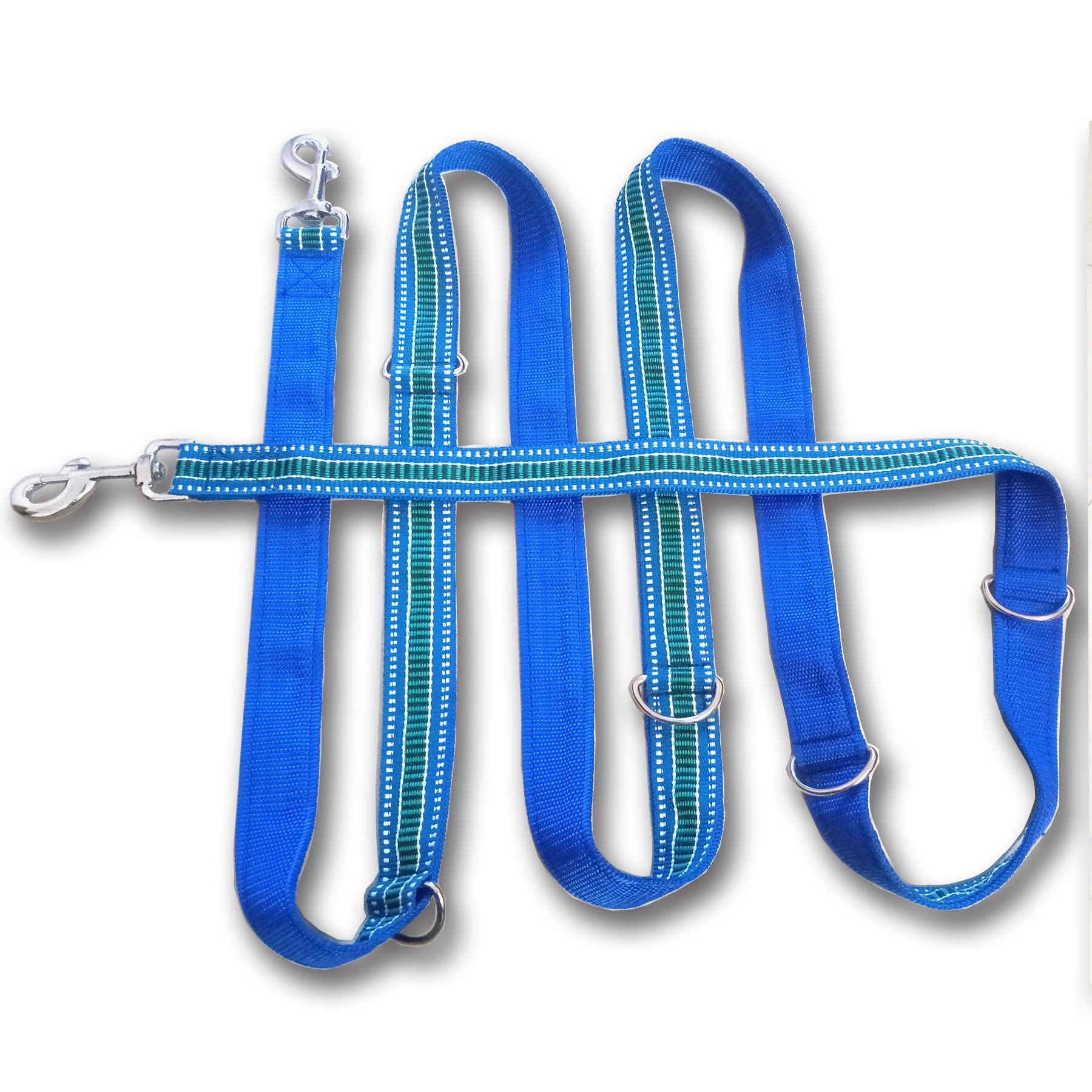 D/W.Nylon DUBIDU Nyllon Heavy Deuty Hands Free Dog Leash for Running Walking Long Tether Adjustable Multi-Function Traffic Two in One Dogs Leash (B0B3TLG7Z1) Amazon Price History, Amazon Price Tracker