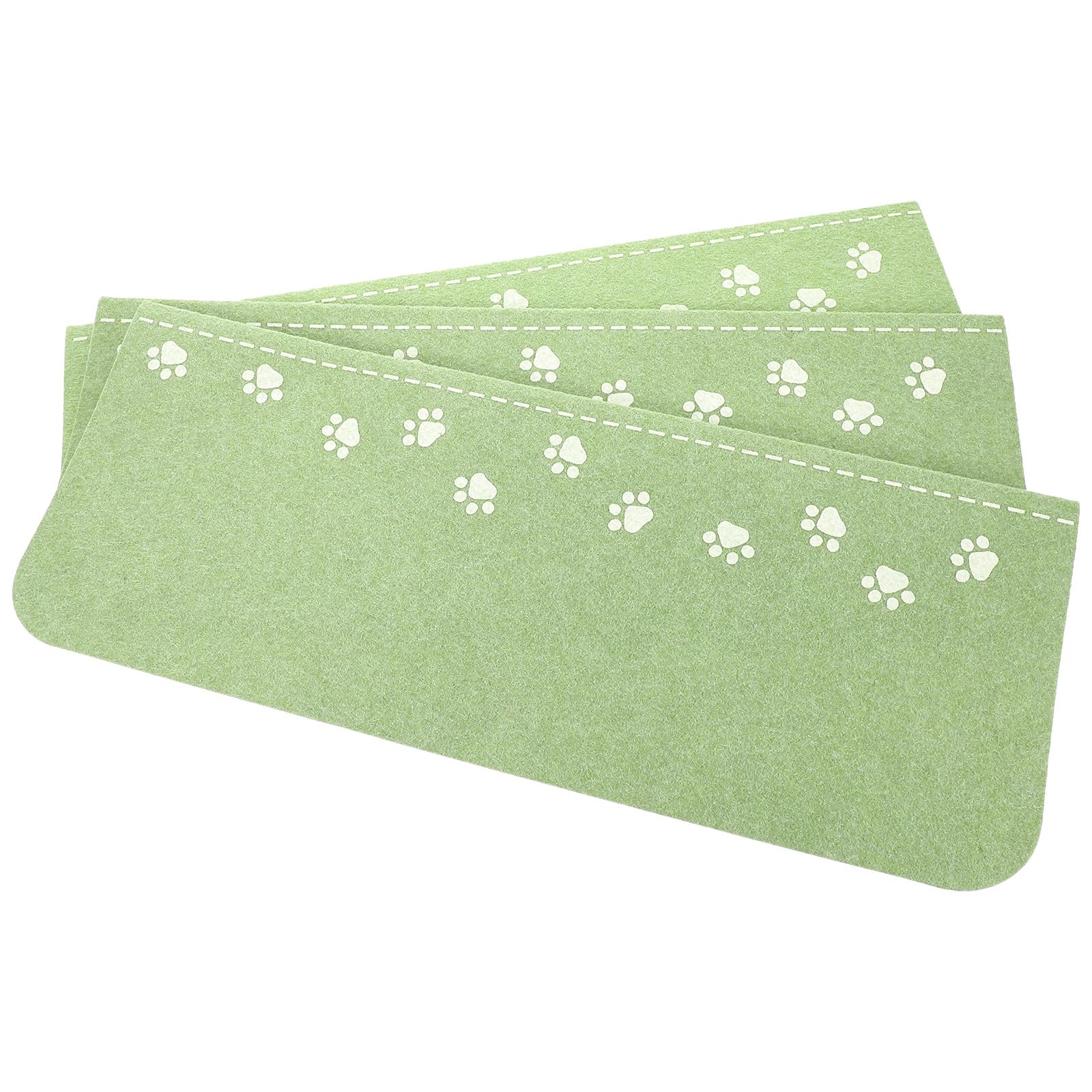 Alfombrillas para escaleras infantiles luminosas de poliéster pack de 3 antideslizantes
