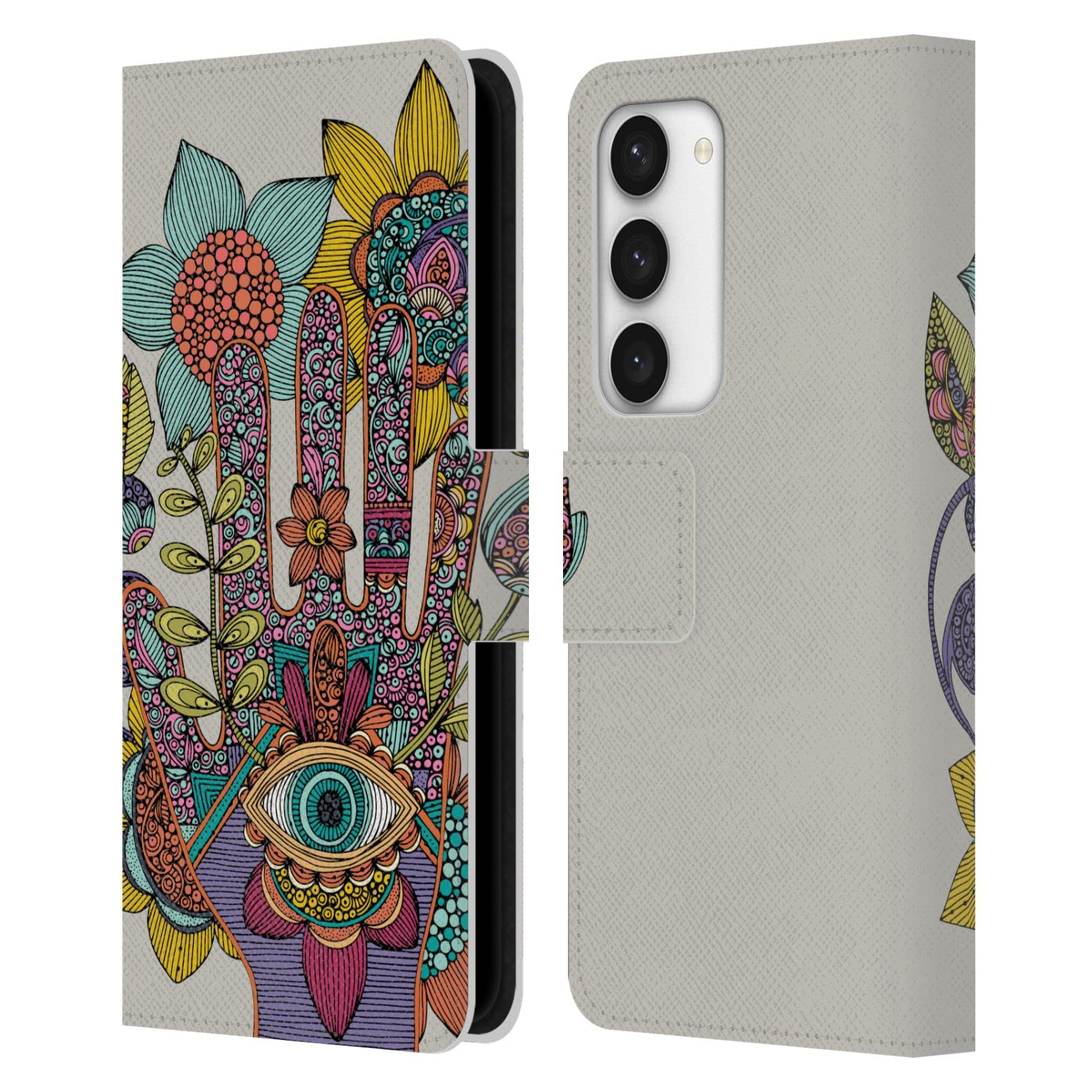 Carcasa Samsung Galaxy S23 5G Tipo Libro de Cuero Hamsa 7