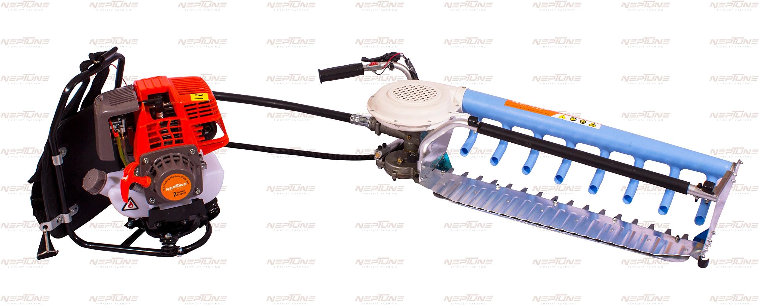 NEPTUNE SIMPLIFY FARMING Single Person Operated Backpack Tea Plucking Machine with 2 Stroke Engine