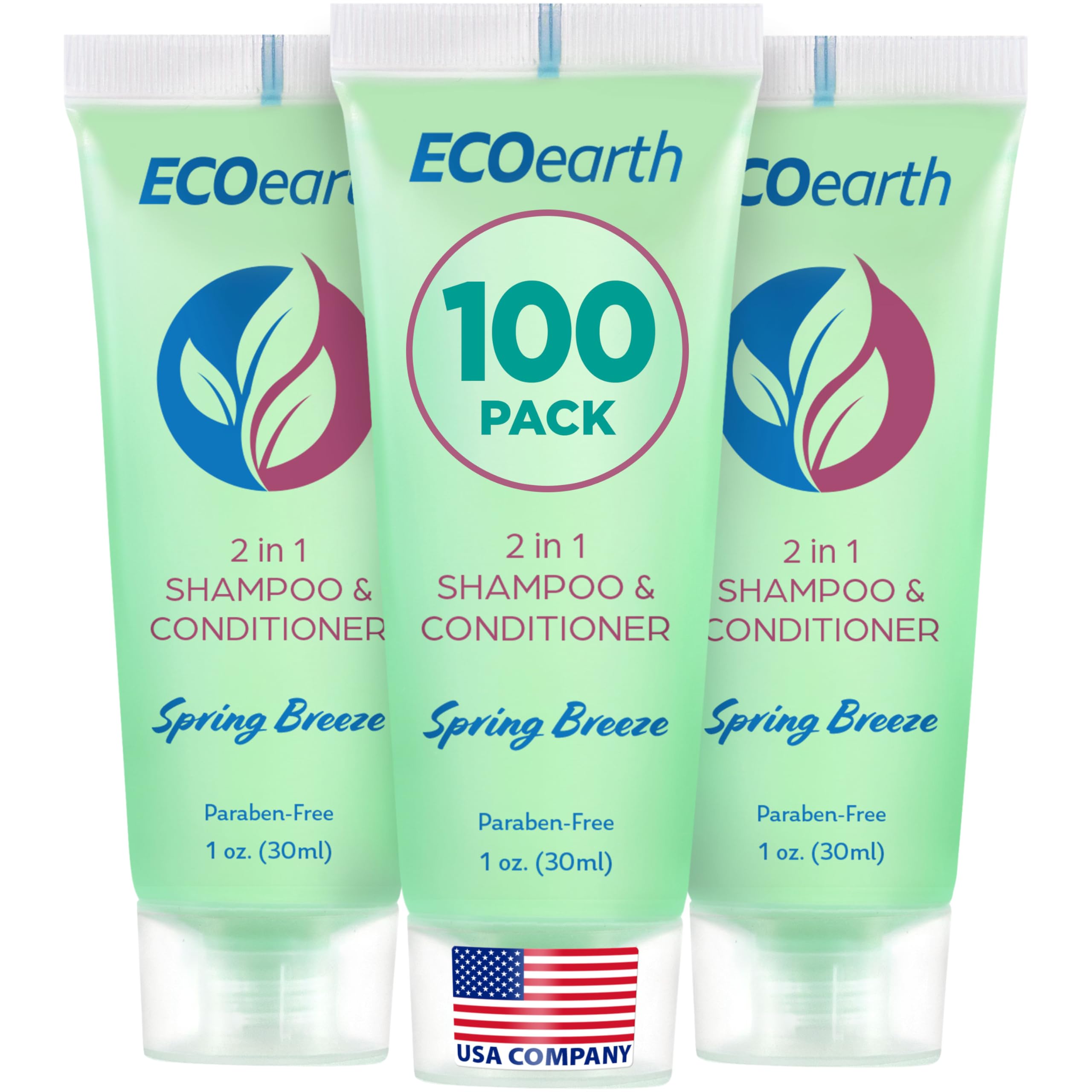 Amazon.com: EcoEarth Travel Size Shampoo Conditioner 2-in-1 (1 fl
