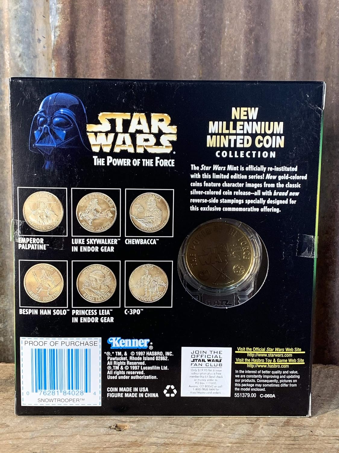 Star Wars: Power of the Force Millenium Coin Edition Snowtrooper Action Figure