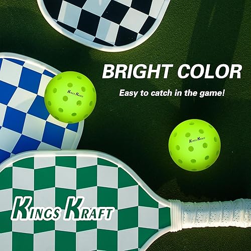 Miniatura 7 de Resistente a las grietas  Pickleball de 40 agujeros para exteriores  Juego de 6 bolas con caja colorida  Regalos de pickleball para mujeres,