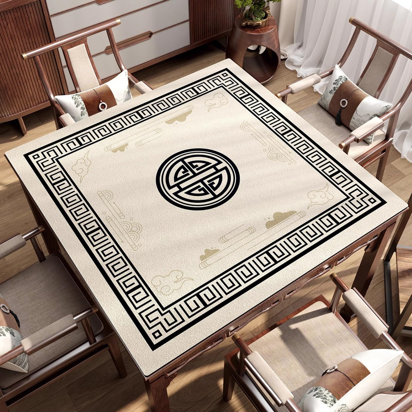 Tapis de Poker, Épaissi et antidérapant avec Sac de Transport, Grand Tapis Jeu for Poker, Cartes, Jeux tuiles(70cm/27.55in)