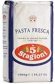 Farinha De Trigo Italiana 00 Le 5 Stagioni Pasta Fresca 1kg