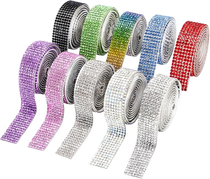 Strassband Selbstklebend - 3 Yard Glitzerstreifen Für DIY