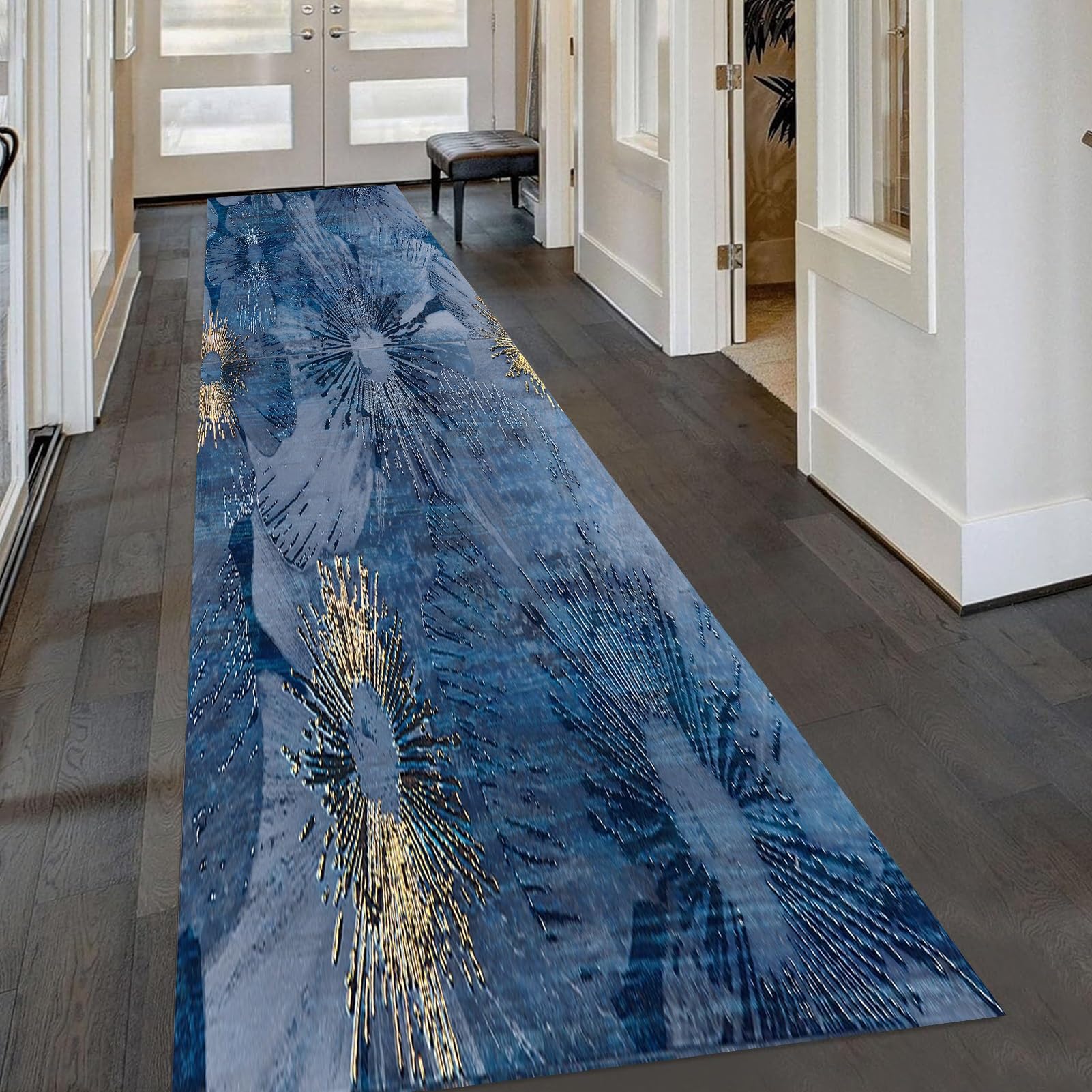 Tapis de couloir lavable et antidérapant pour grand espace