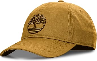 Timberland Soundview Baseball Cap for Boys 7-14, Cotton Canvas, Adjustable, Lightweight & Durable, One Size