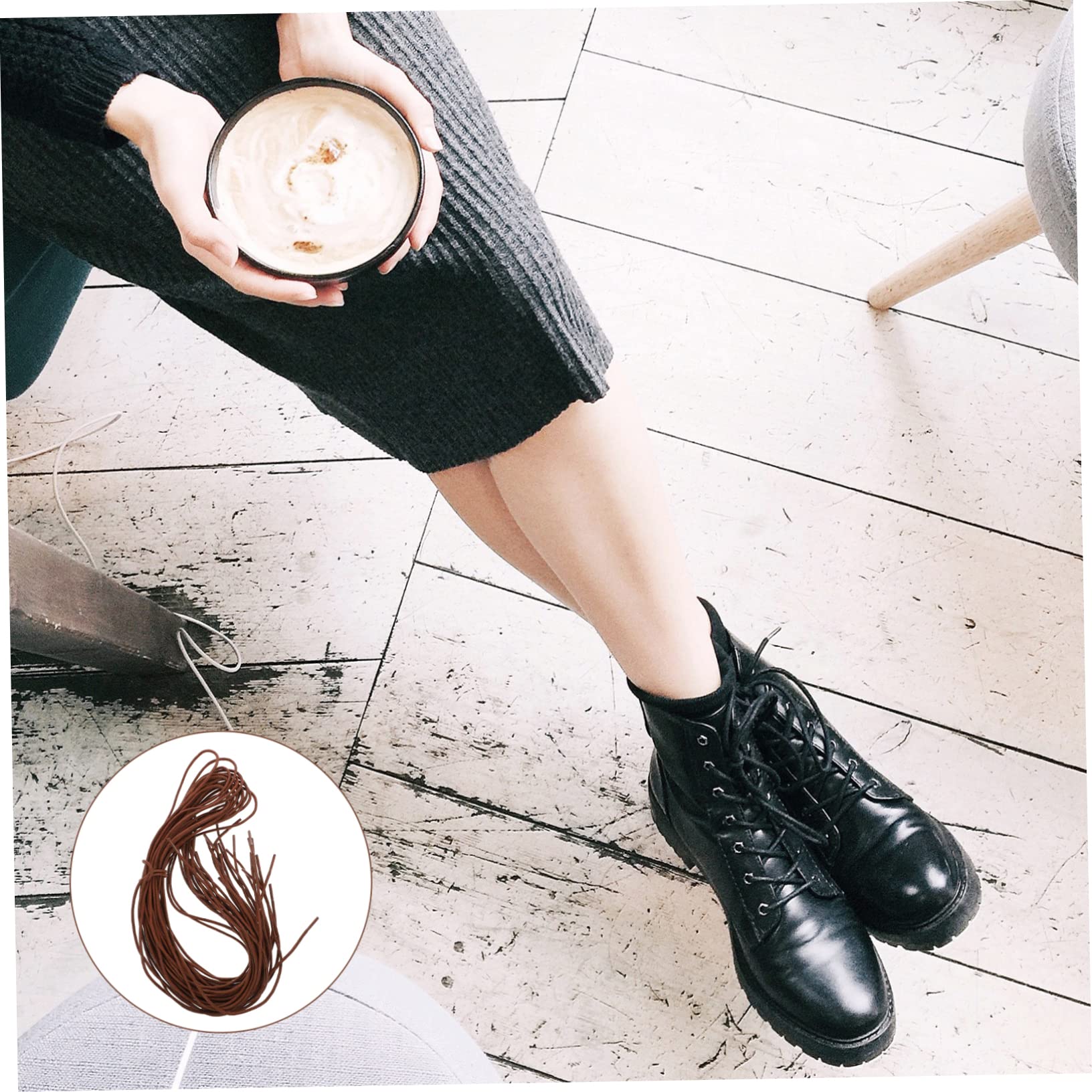 40paia Lacci Cerato Per Scarpe Accessori Alla Moda Per Stivali e Sneakers Facili Da Installare e Resistenti Alla Usura