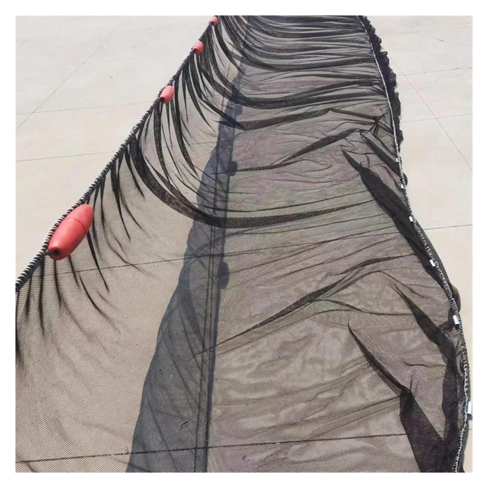 Red de nailon anti pájaros de 3 mm, malla hexagonal de poliéster negro para jardín, acuicultura, pesca, proyectos de bricolaje, red de protección de pájaros de 1 m x 5 m