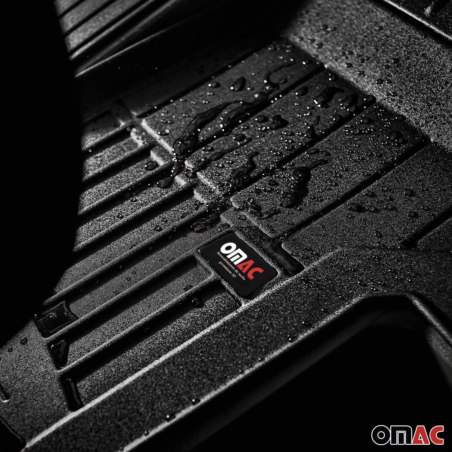 OMAC Alfombrillas de Goma Compatibles con Hyundai Tucson 2021-2025 Premium TPE Alfombrillas de Coche 4tlg
