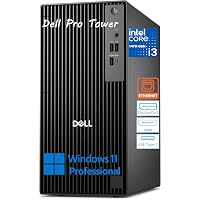 Dell Pro Tower Desktop with Intel Quad Core i3-14100 / 8GB RAM / 512GB SSD / Windows 11 Professional (Black)