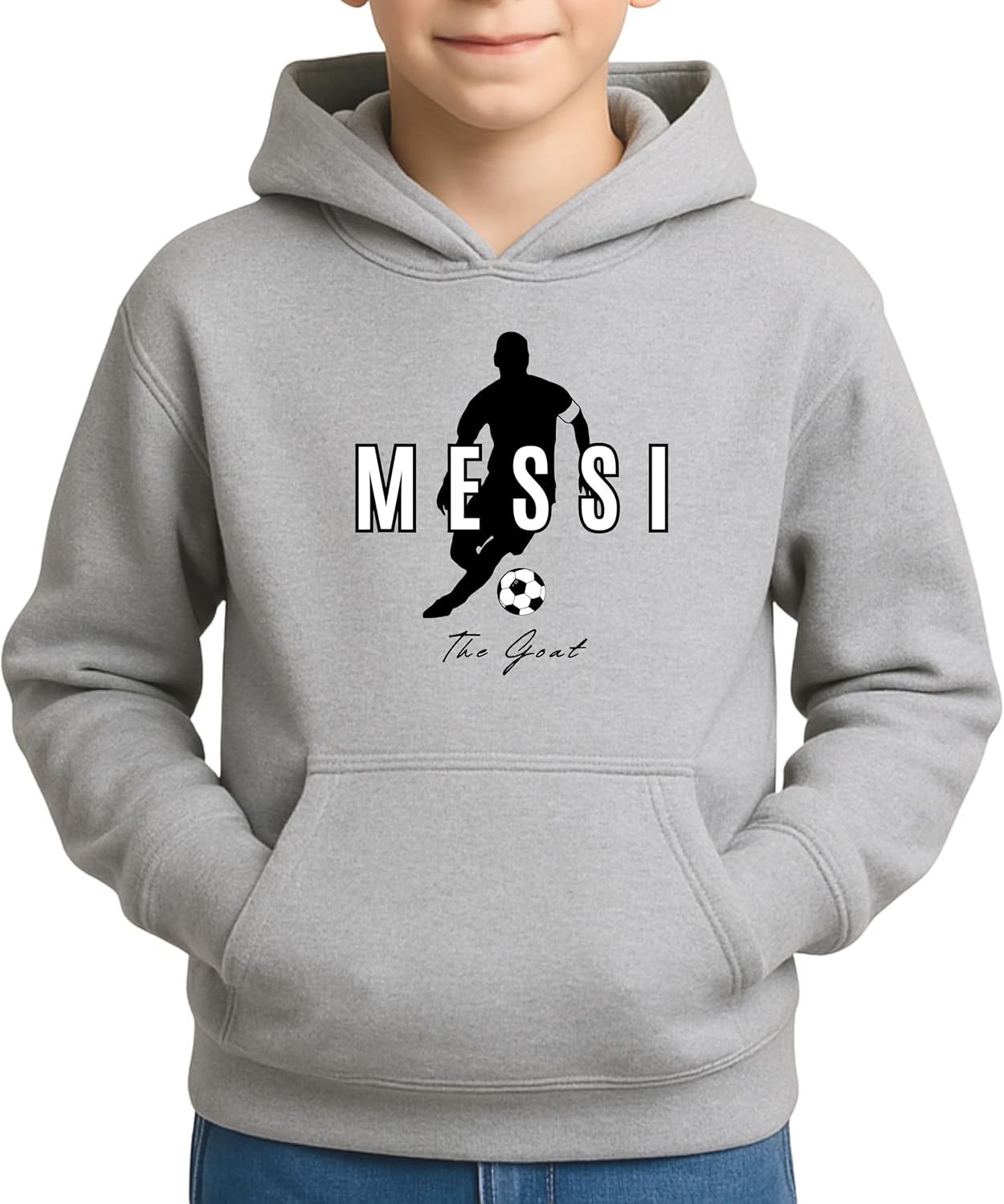 GOAT 10 Youth Hoodie for Boys & Girls | Kids Soccer Fan Gift | Legend Pullover Sweatshirt