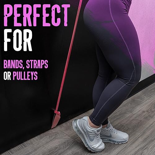 Vista 18 de Gradient Fitness Anclaje de puerta para bandas de resistencia Anclajes de puerta de banda de resistencia resistente para correas de estiramiento