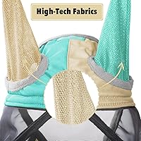 Vista 16 de Harrison Howard Máscara de mosca de caballo luminosa profesional estándar con orejas, protección UV, para caballos, azul y plateado, mazorca mediana