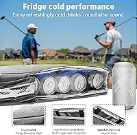 Vista 5 de INTHEZONE Frostbox - Enfriador de bolsas de golf con bolsa de hielo, accesorios para hombres, funda aislada, grandes regalos
