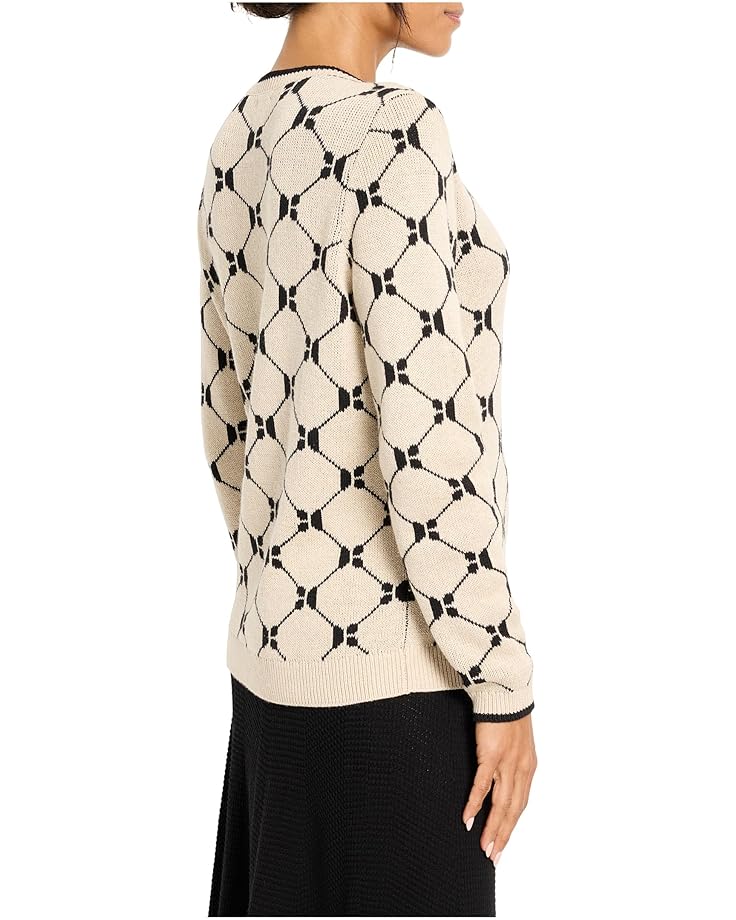 NIC+ZOE Geo Argyle Doubleknit Sweater - #2 of 3