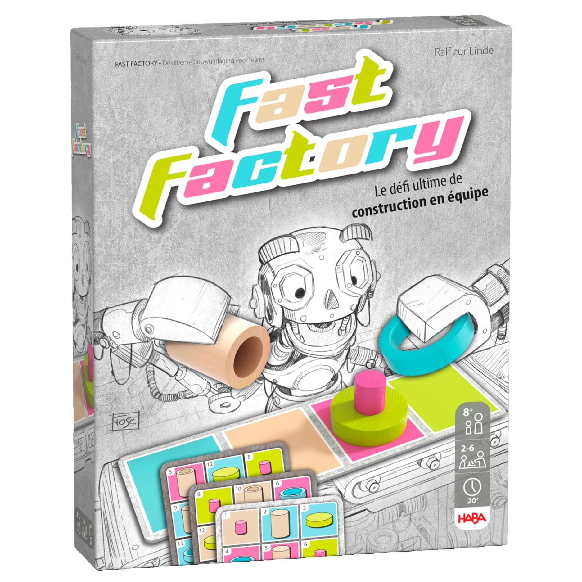 HABA Gioco di logica & Gioco di strategia per bambini da 8 anni - Gioco per famiglie con sfide complesse e momenti di divertimento rapidi per accattivanti duelli di squadra - 2011822003