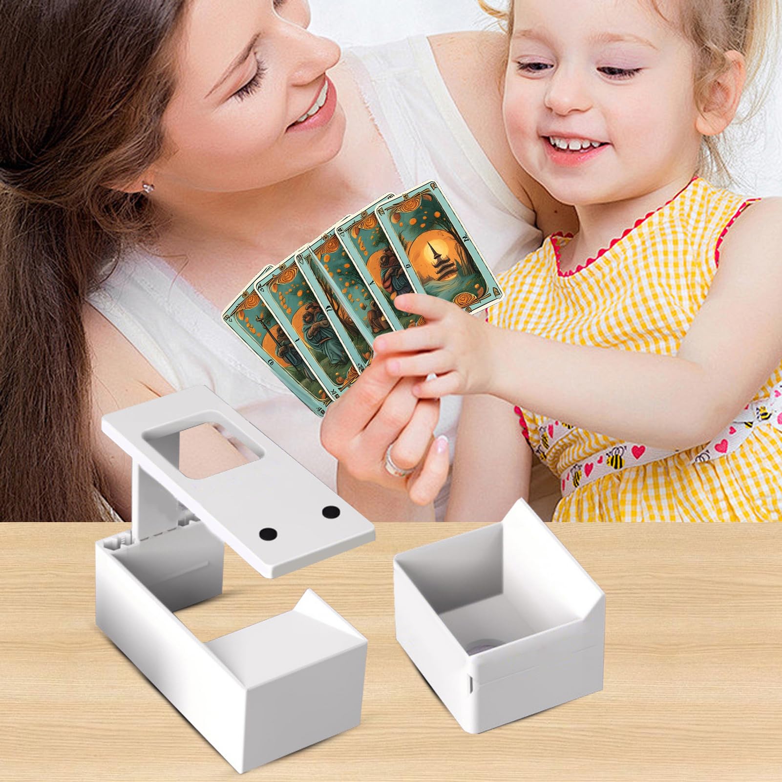 Supporto Per Scanner Di Carte Stampato In 3D Per Adattamento Preciso | Portascanner Per Carte Di Dimensioni Standard Adatto A Serata Di Raduno Festa Casa Bambini Studenti Collezionisti