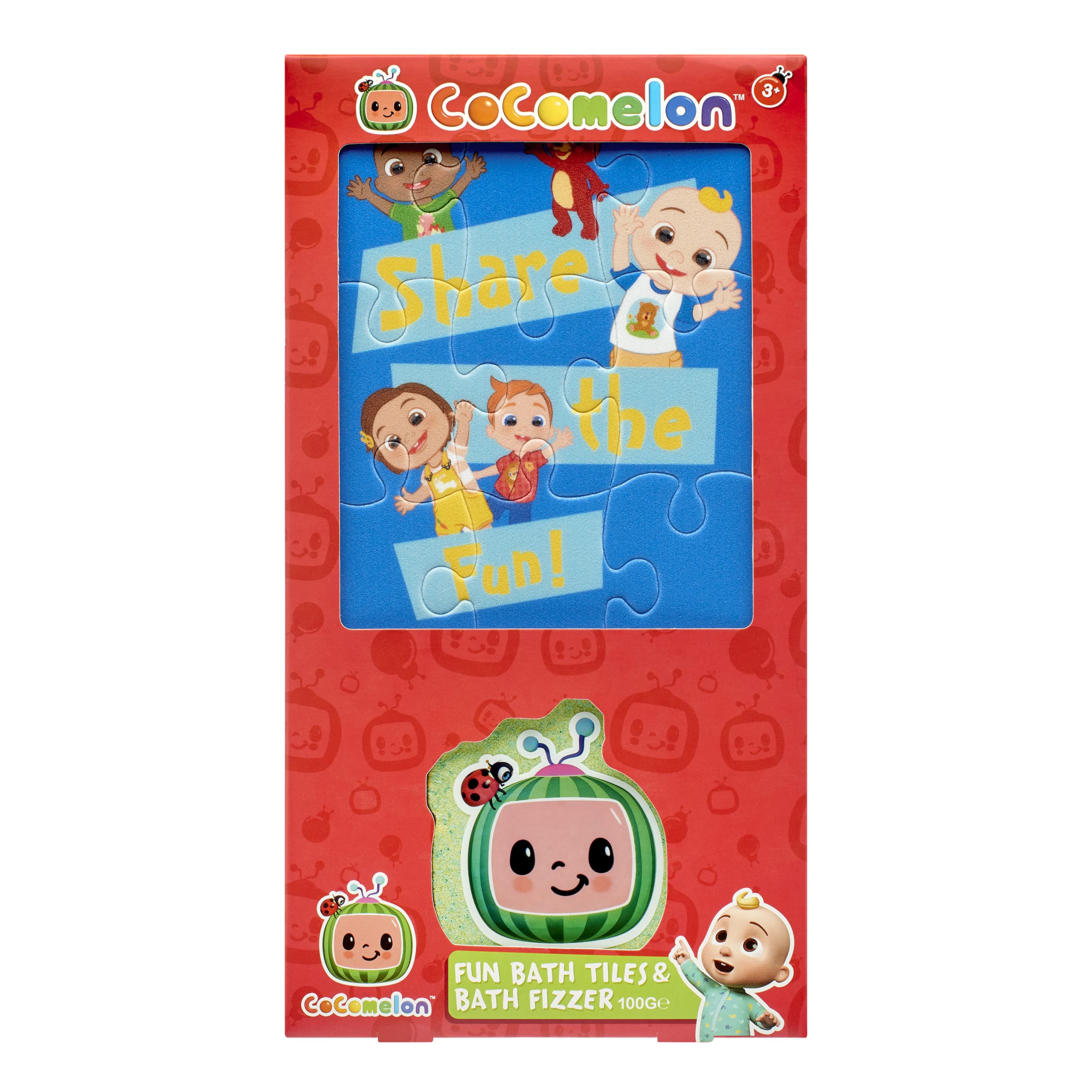 EVA Bath Tiles and Shaped Fizzer 100g