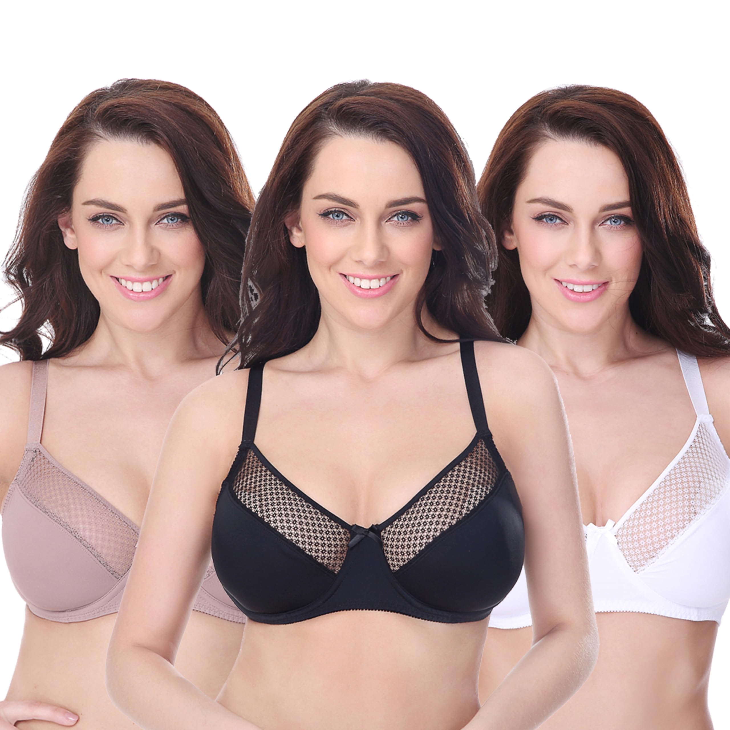 Curve Muse Damen Übergröße Ungefüttert Minimizer Bügel Vollfiguriger BH