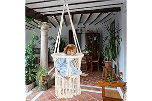 Macrame Hammock Swing Seat for Infant to Toddler