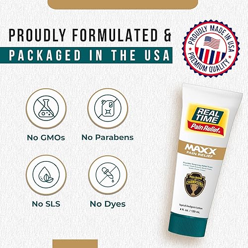Miniatura 6 de Real Time Pain Relief Maxx, tubo de 4 onzas