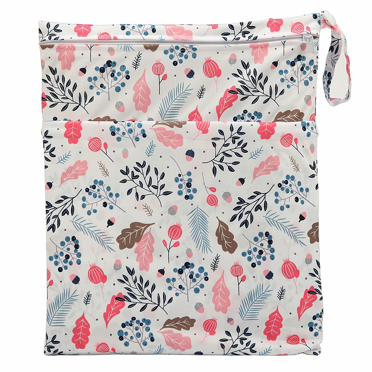 4 Pieces Set 1 piece Medium Wet Bag + 3 Pieces 16 Inch Regular Cloth Mama Cloth/Menstrual Pads/Reusable Sanitary Pads