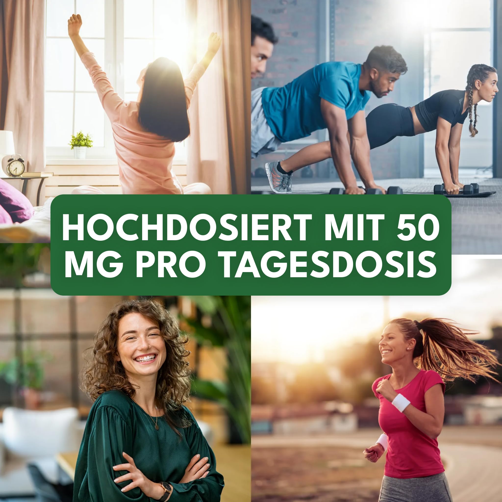 Green Naturals NADH 50mg - 60 Kapseln | Laborgeprüft · Aus deutscher Herstellung · Vorrat für 2 Monate