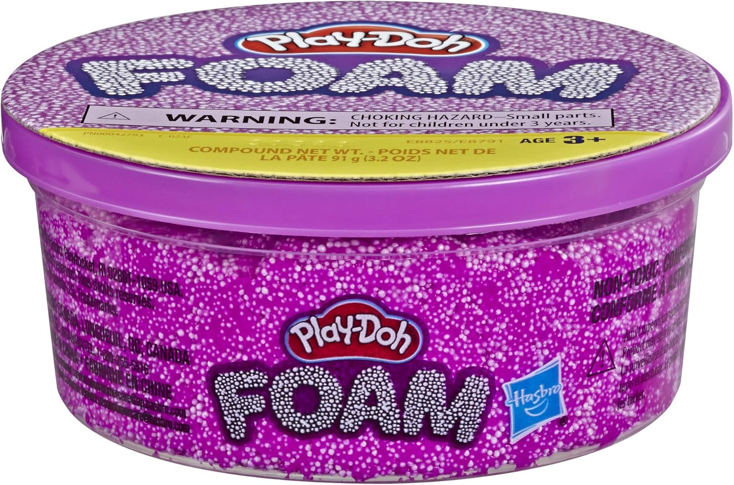 PlayDoh Foam Purple Single Can of NonToxic Modeling Foam for Kids 3
