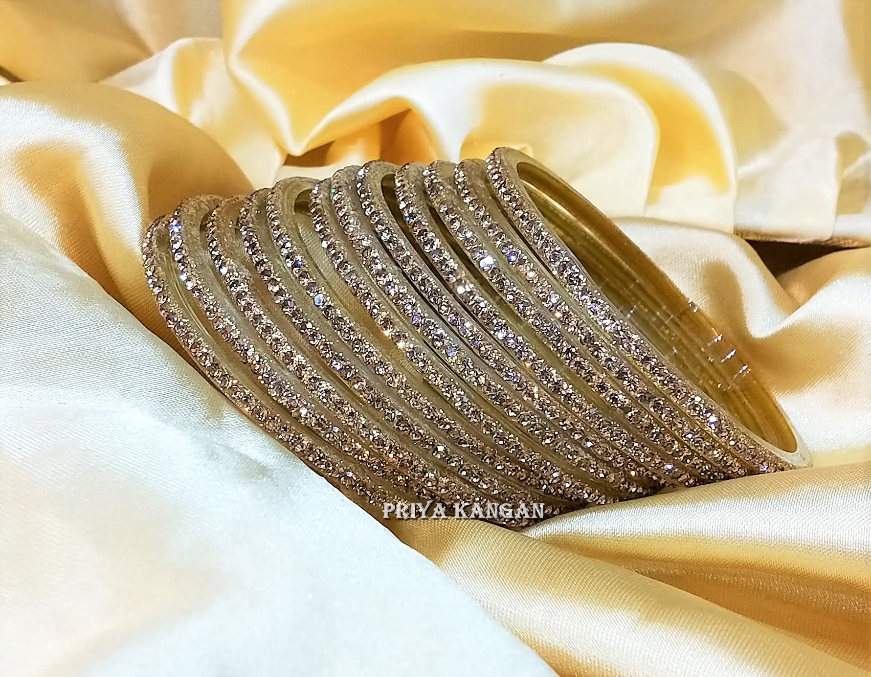AAA Stones Glass Bangles (Pack of 3 Boxes)