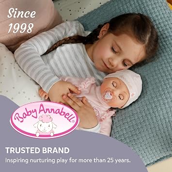 Baby Annabell Baby Doll Carrier - Doll accessory with adorable design & floral details - Adjustable cushioned straps - Wearable on the front & back - Suitable for children aged 3+