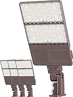 Vista 21 de Luz LED de estacionamiento de 200 W con fotocélula UL DLC Listado 30000LM comercial LED Shoebox Pole Lights Brazo Mount Luces de inundación