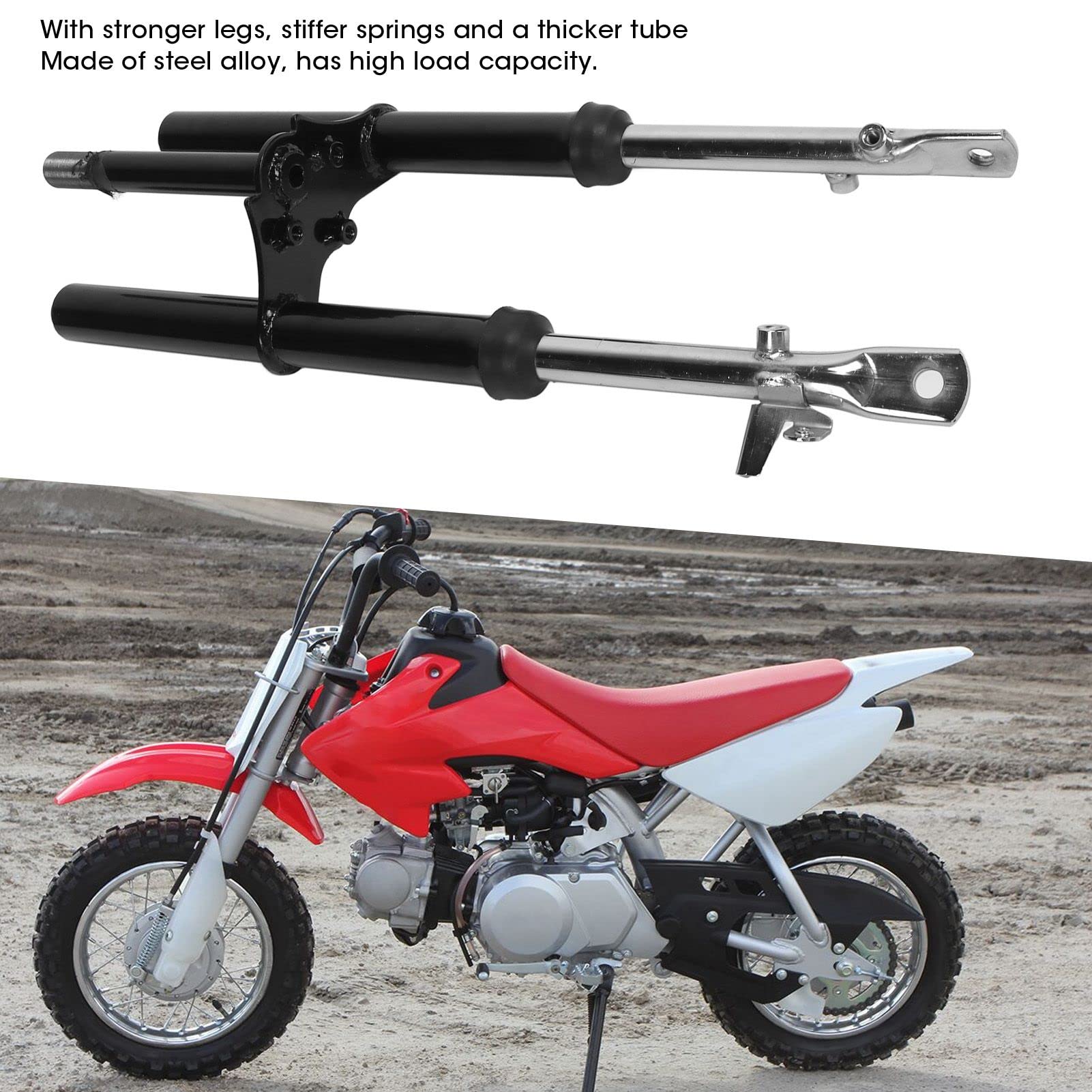 Zespół amortyzatora przedniego widelca, zawieszenie amortyzatora Odporność na czarną rdzę do wymiany motocykla dla CRF50F 2004-2014