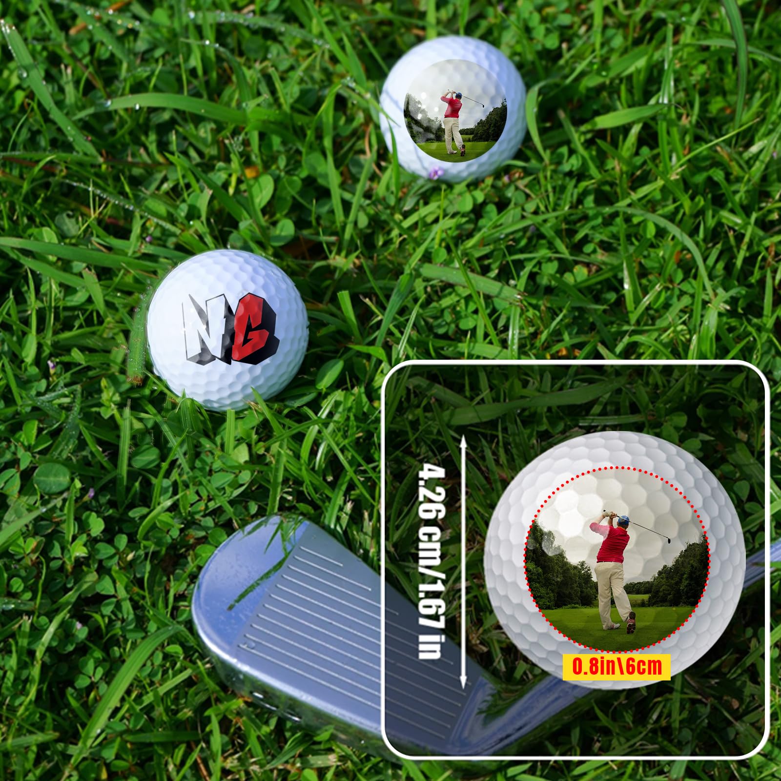 Bolas De Golf Personalizadas con Nombre Logotipo Imagen Texto Regalo para Golfistas