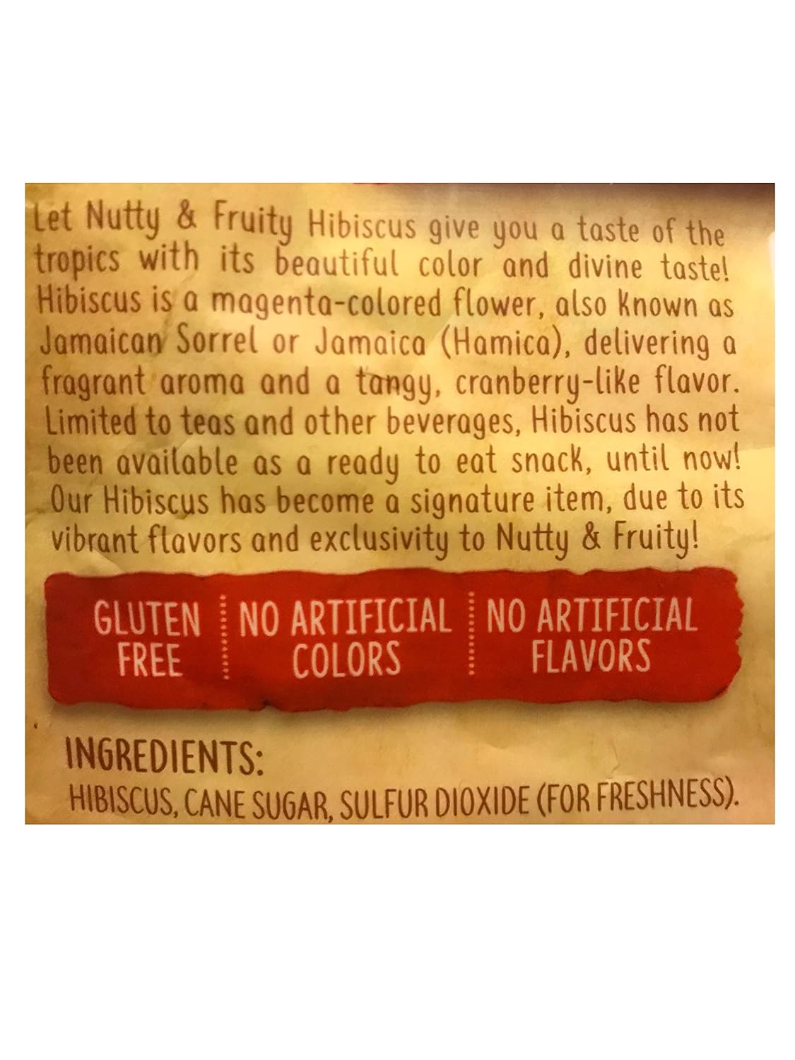 Dried Edible Hibiscus Flower Snack 16 oz by Nutty & Fruity