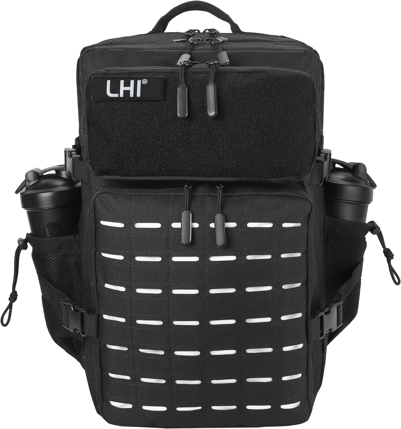 LHI Tactical Military Backpack for Men 25L/45L Large Molle Army Assault Pack 3 Day Hiking Rucksack With Bottle Holder