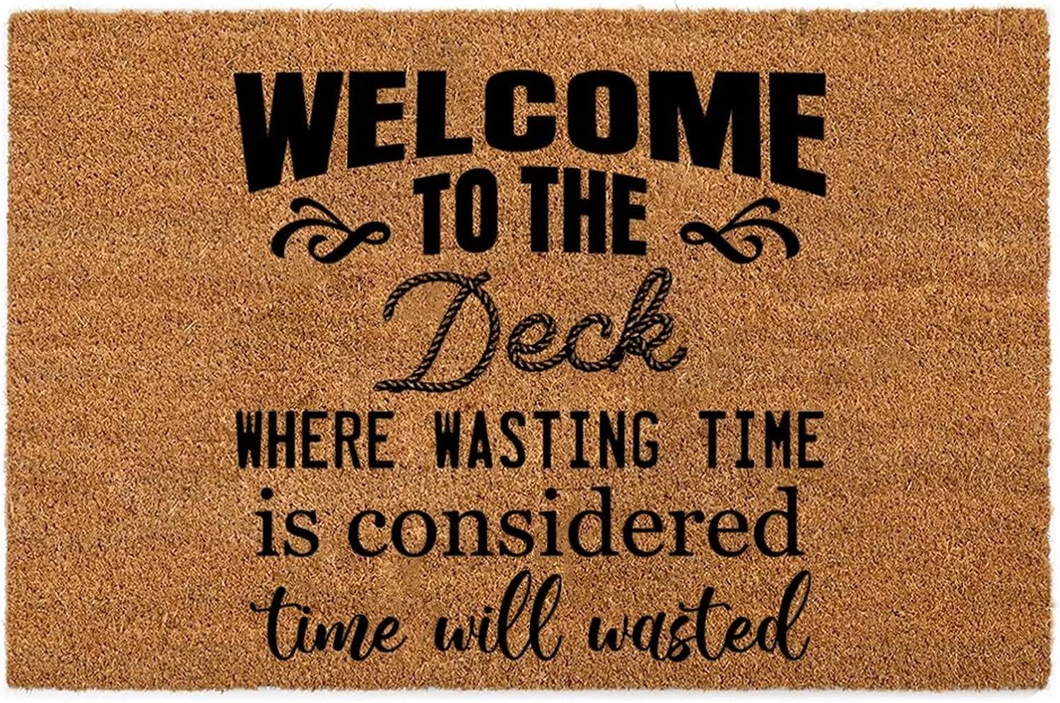 Doormat to Pool Where Wasting Time Time Well Wasted is