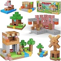 Vista 9 de BrainSpark 100 Cubos de Píxeles Magnéticos Mini – Bloques de Construcción Magnéticos Edición Pack Mundial de 2cm, Juguetes STEM Montessori
