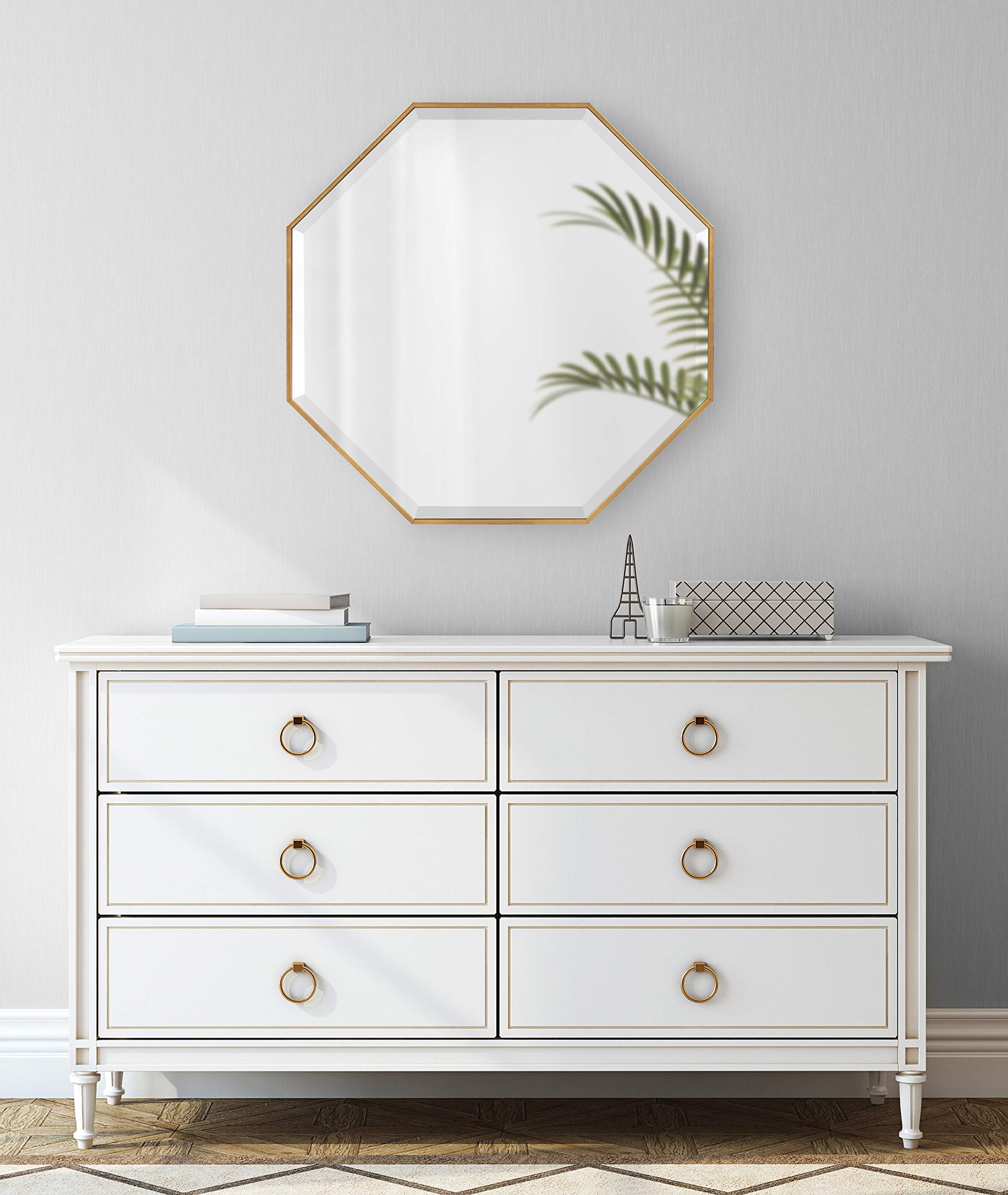 Amazon.com: Kate and Laurel Rhodes Glam Octagon Wall Mirror Amazon.com: Kate and Laurel Rhodes Glam Octagon Wall Mirror