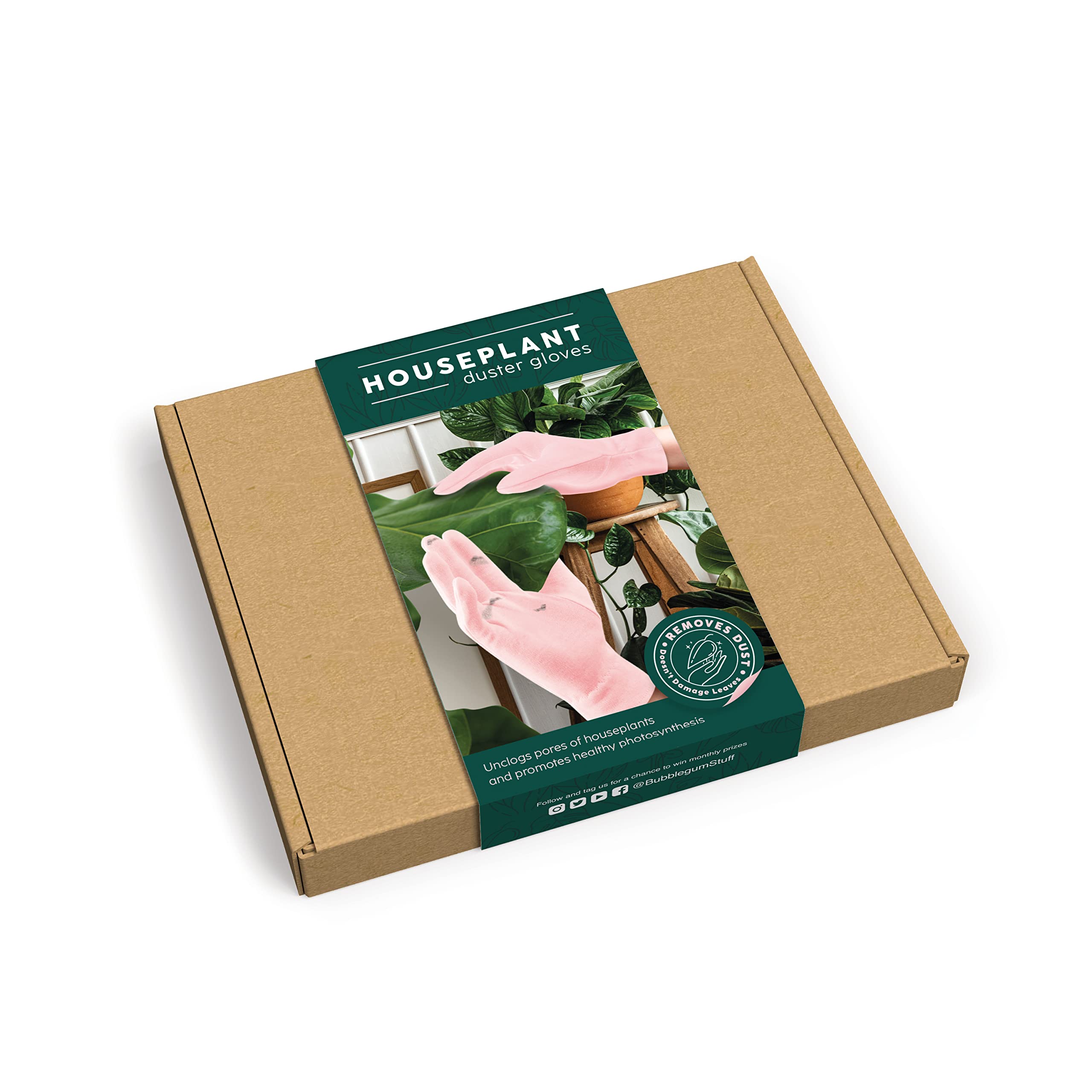 Bubblegum Stuff - Houseplant Duster Gloves - Garden Tools For House Plants, House Plant Accessory, Gardening Kit, Tool Set, Duster Gloves Gardening Tools