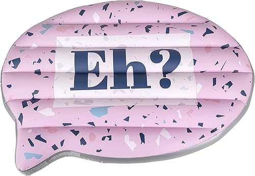 Miniatura 2 de FLOAT-EH Flotador de piscina de burbujas canadiense para adultos, flotador de doble cara, con "Eh?" y "Sorry", flotadores inspirados en el norte