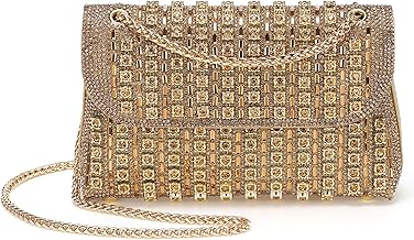 Evening Bags Clutch Purses for Women Formal, Rhinestone Crossbody Handbag Shoulder Bag Stylish for Wedding Guest Party